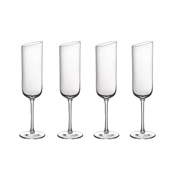 Villeroy & Boch 'NewMoon' Set of 4 Champagne Flutes