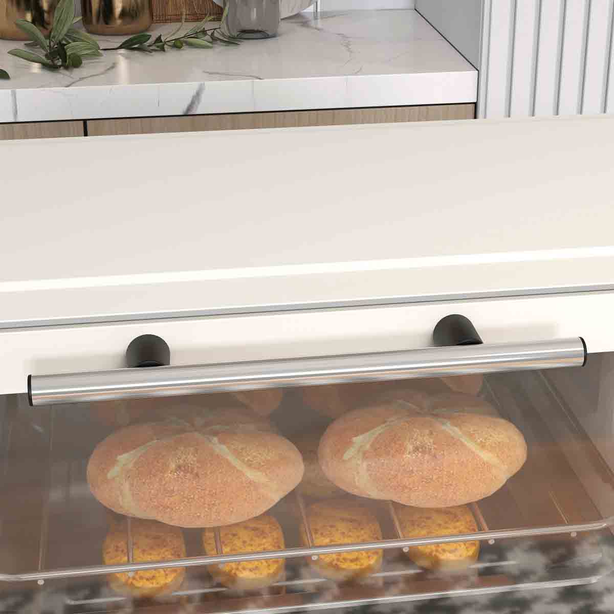 9L Mini Electric Oven with Timer - Cream