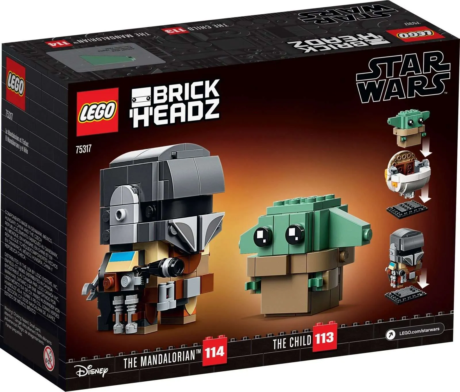 Lego BrickHeadz LEGO (R) Star Wars The Mandalorian & The Child