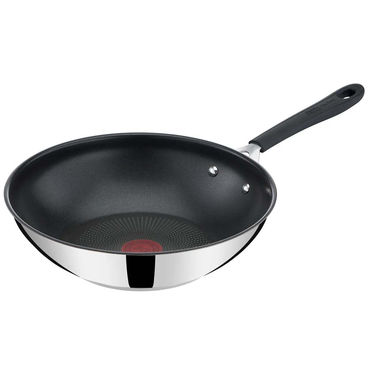 Tefal Jamie Oliver Quick & Easy E3031944 28 cm Non-stick Wok - Stainless Steel, Stainless Steel