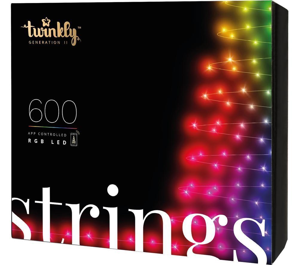 Twinkly Strings Generation II Smart LED Light String - 600 LEDs