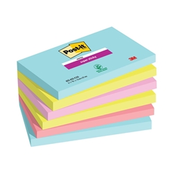 3M Post-It Post-it Super Sticky Notes Miami 76x127mm Pack of 6 | Desk Accessories > Post It Notes > Post It Notes