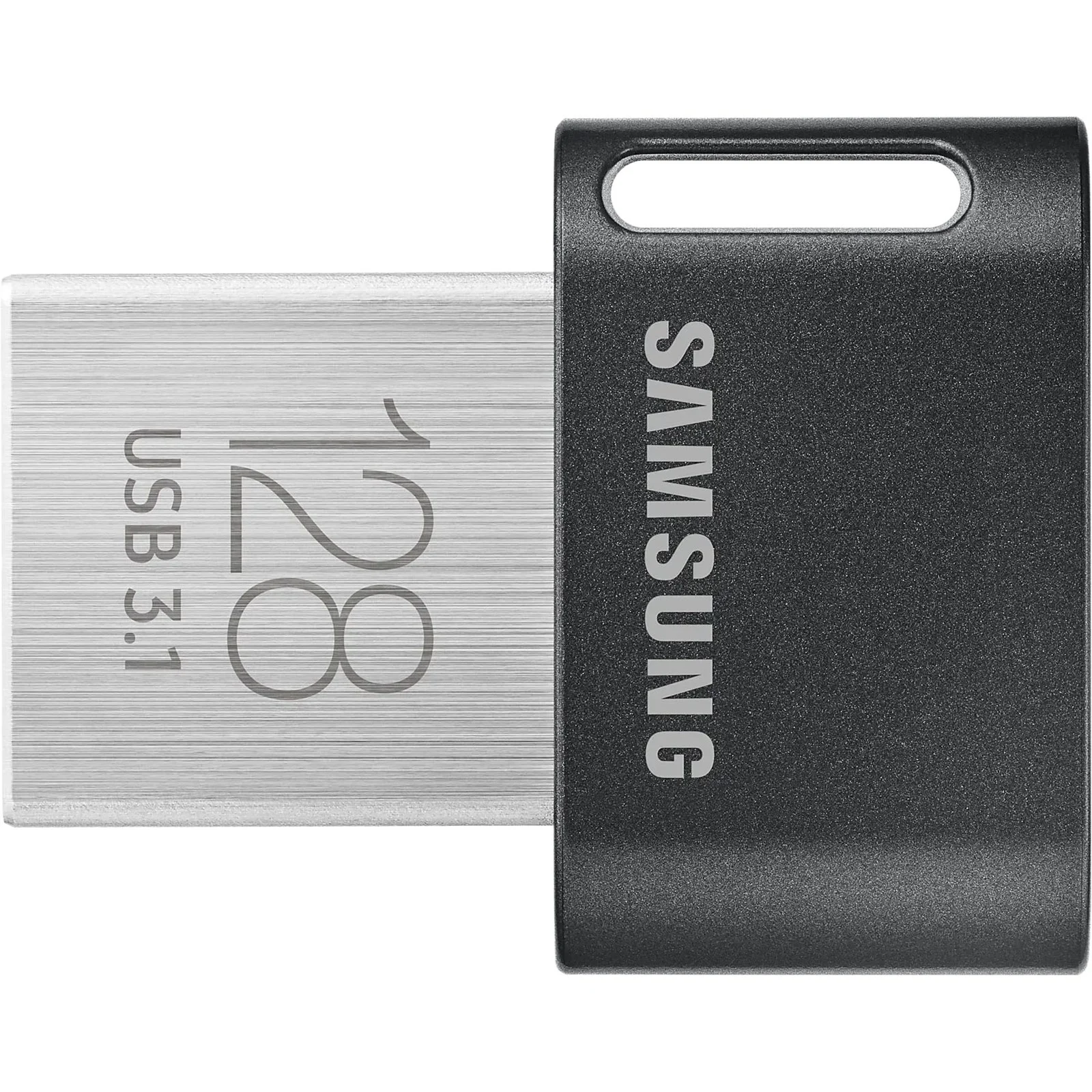 SAMSUNG FIT Plus USB 3.1 Memory Stick - 128 GB, Silver, Silver/Grey