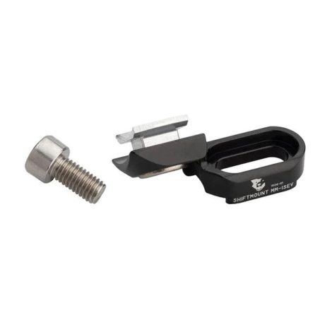 Wolf Tooth Shiftmount - Black / Sram Matchmaker to Shimano I-Spec EV