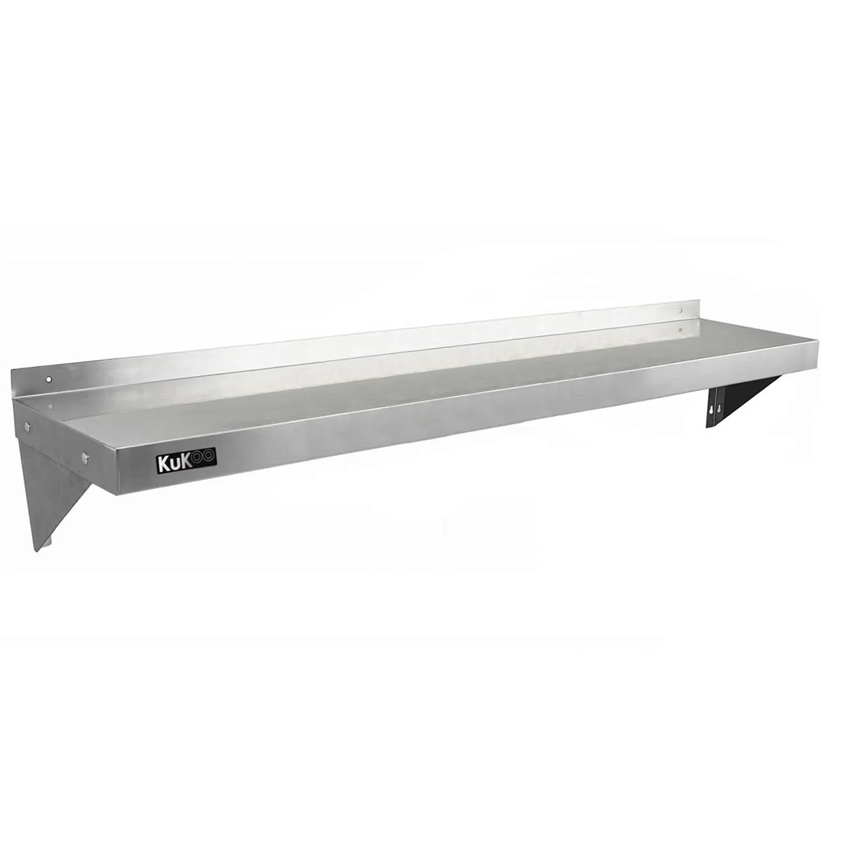 MonsterShop 2 X KuKoo Stainless Steel Shelves 1500mm X 300mm