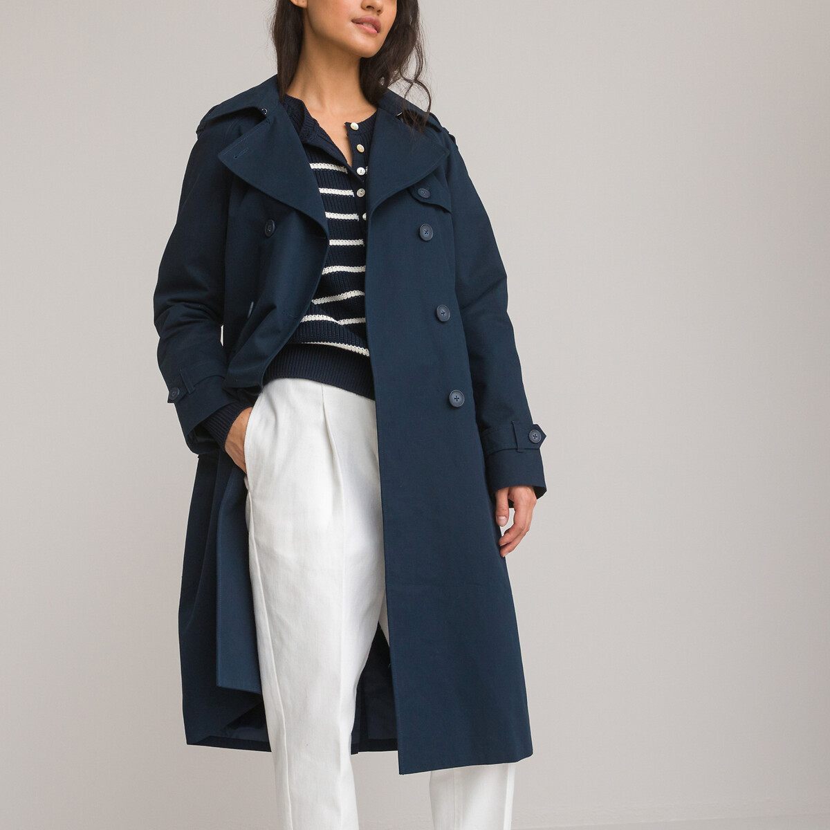 La Redoute Collections Les Signatures - Cotton Trench Coat By La Redoute