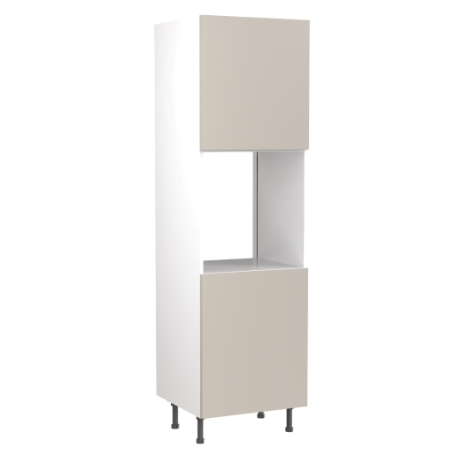 Kitchen Single Oven Tall Housing Unit with Value Slab Cabinet Door - Standard Matt Light Grey