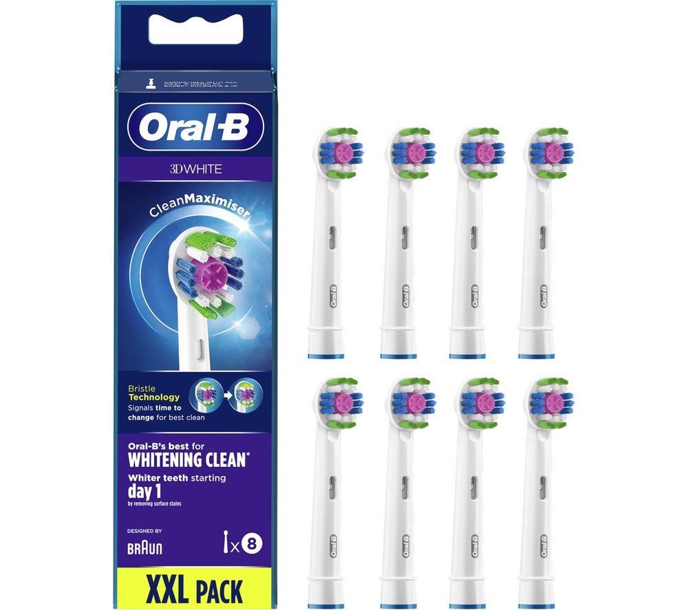 Oral B Oral-B 3D White Replacement Heads 8 Pack