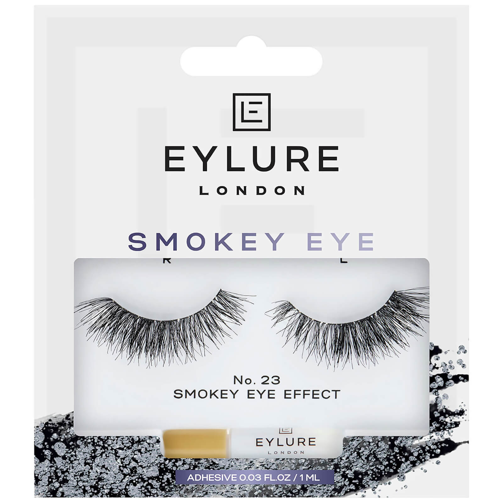 Eylure False Eyelashes - Smokey Eye - No. 23 (Adhesive Included 1ml)