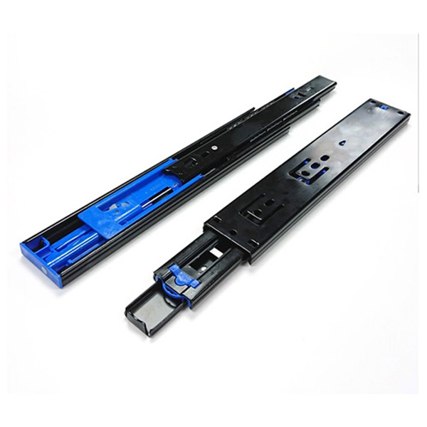 DIY Direct Soft Closing Drawer Slides, Black 45 x 250mm (2 Pack)