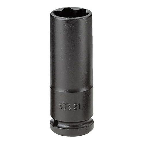 Facom 24mm, 1/2 in Drive Impact Socket, 85 mm length