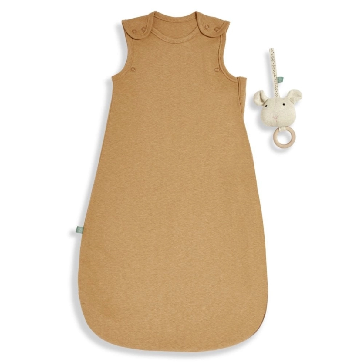 The Little Green Sheep Cotton Blend 1 TOG Baby Sleeping Bag yellow