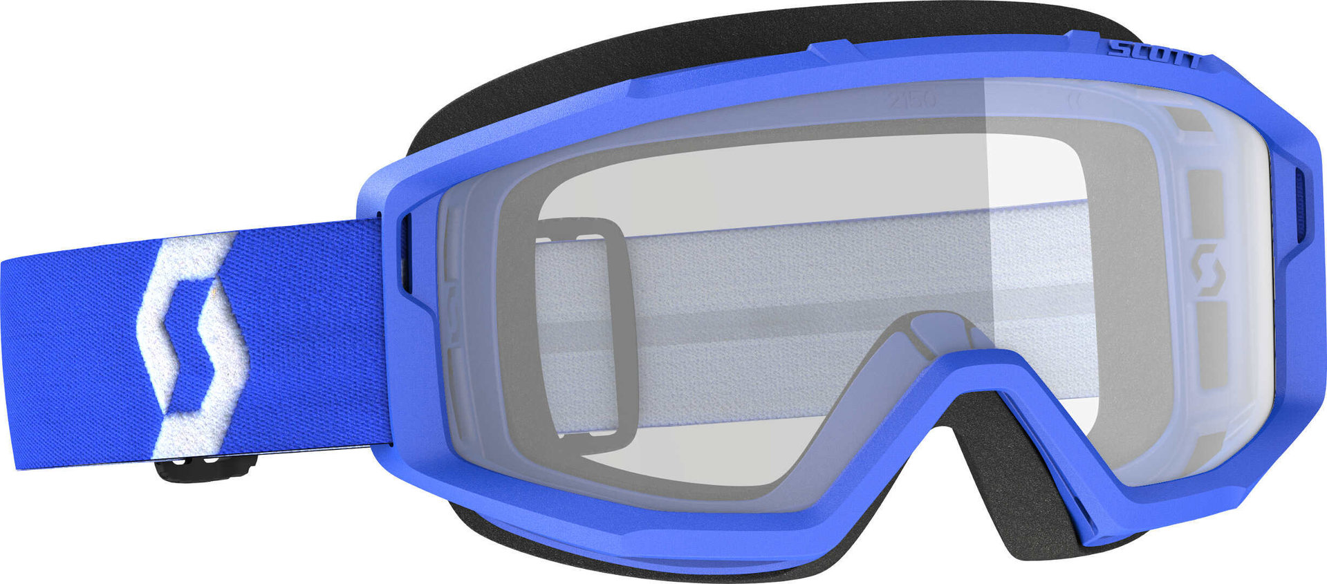 4028 Scott Primal Clear blaue Motocross Brille, blau