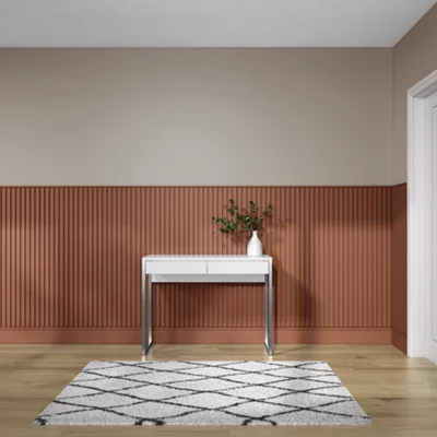 MDF-Tite Primed Slatt Pre-Cut Panel (L)1200mm (W)170mm (T)18mm