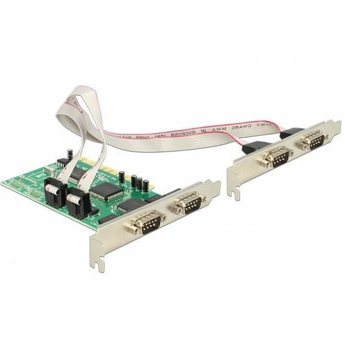 DeLOCK PCI Card 4x Serial scheda di interfaccia e adattatore