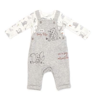 Disney Store Dumbo Baby Dungaree and Body Suit Set - From shopDisney