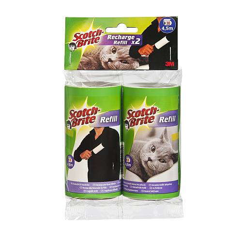 SCOTCH BRITE Recharges brosse adhésives SCOTCH BRITE