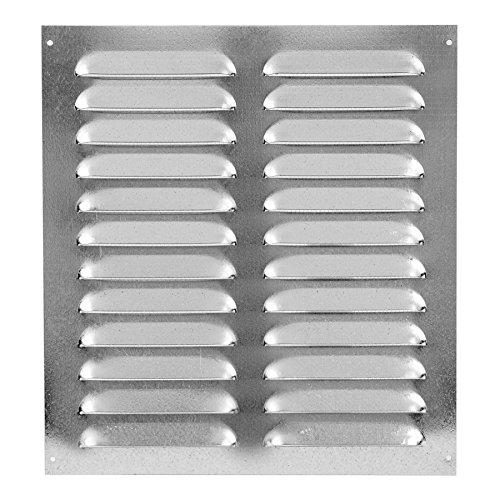 Europlast 260x280mm Air Vent Grille Cover 10x11 inch Galvanised Steel Ventilation Cover, Metal, with Insect Mesh - Brand New