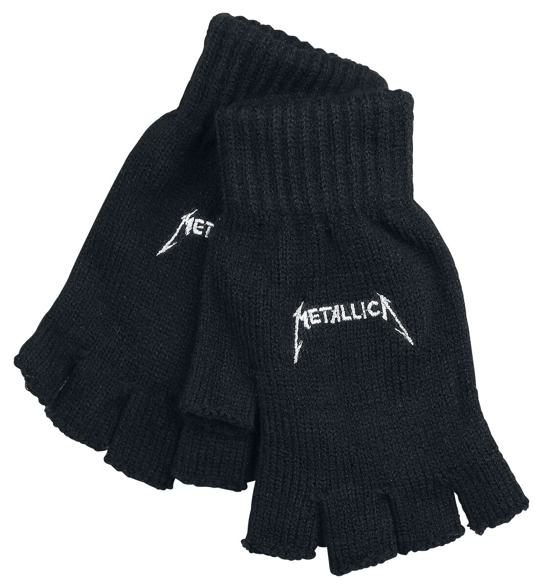 Metallica  - Logo - Fingerløse hansker - Unisex - svart