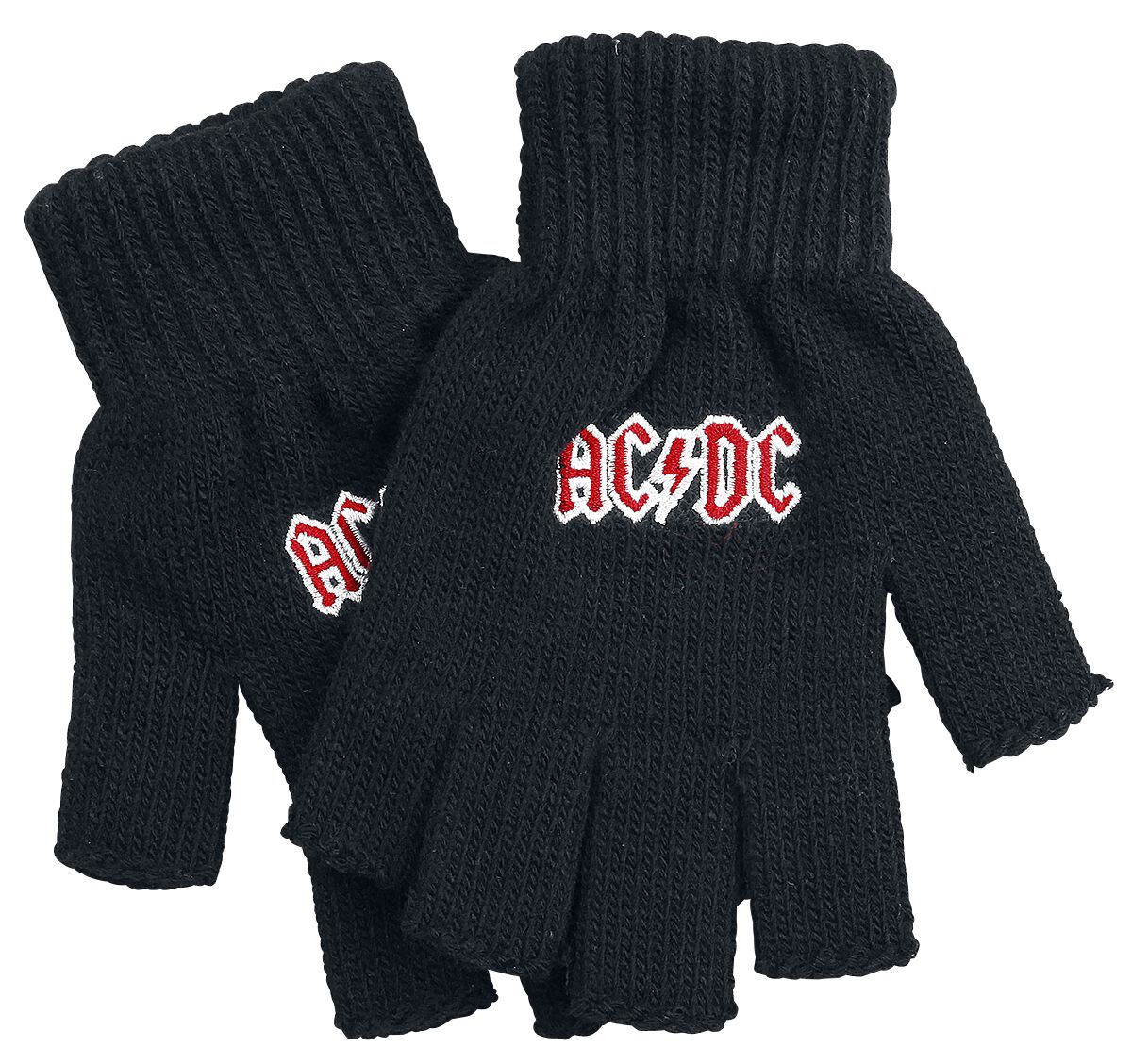 AC/DC  - Logo - Fingerløse hansker - Unisex - svart