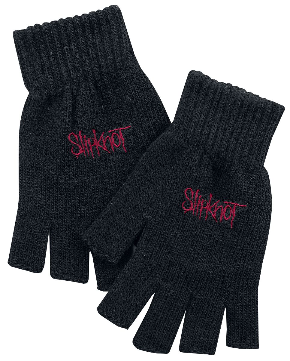 Slipknot  - Logo - Fingerløse hansker - Unisex - svart