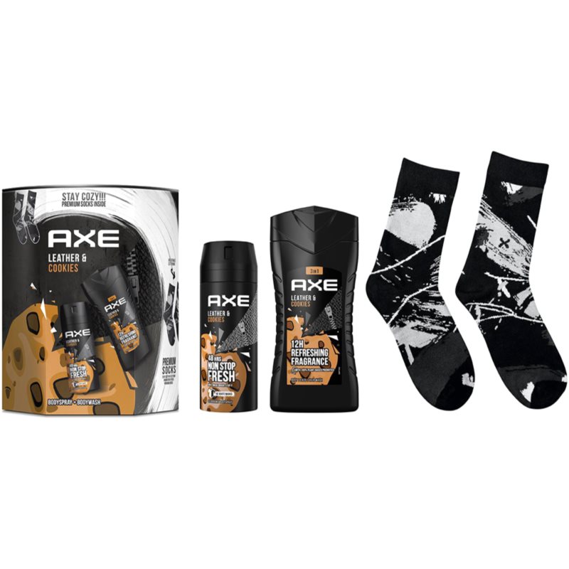 Axe  Leather & Cookies confezione regalo (per corpo e gambe) per uomo