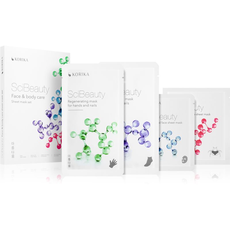 KORIKA  SciBeauty set di maschere viso (per il corpo)