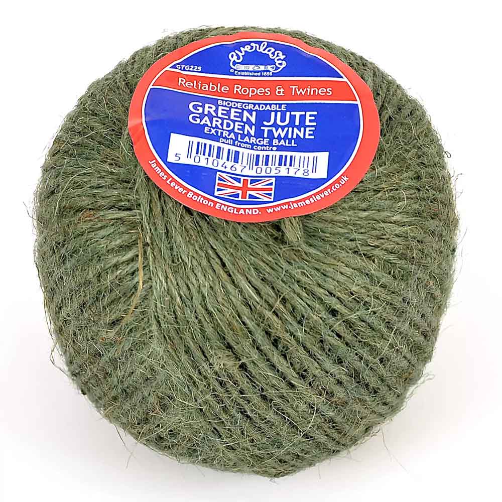 &Keep Natural Green Garden Jute Twine Ball 225g