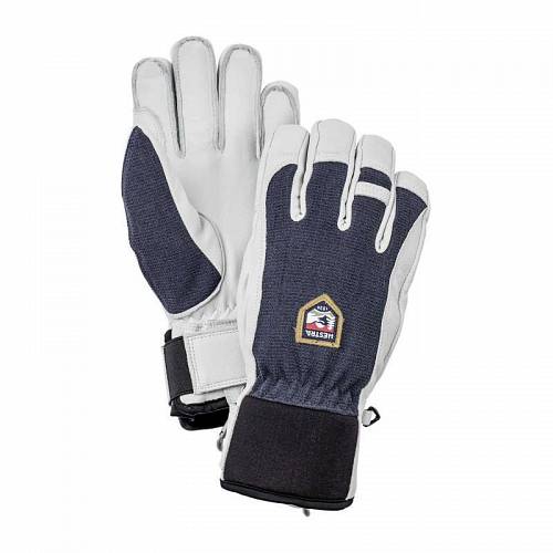 Hestra Army Leather Ski Patrol Men's Gloves | Size 8 | Black