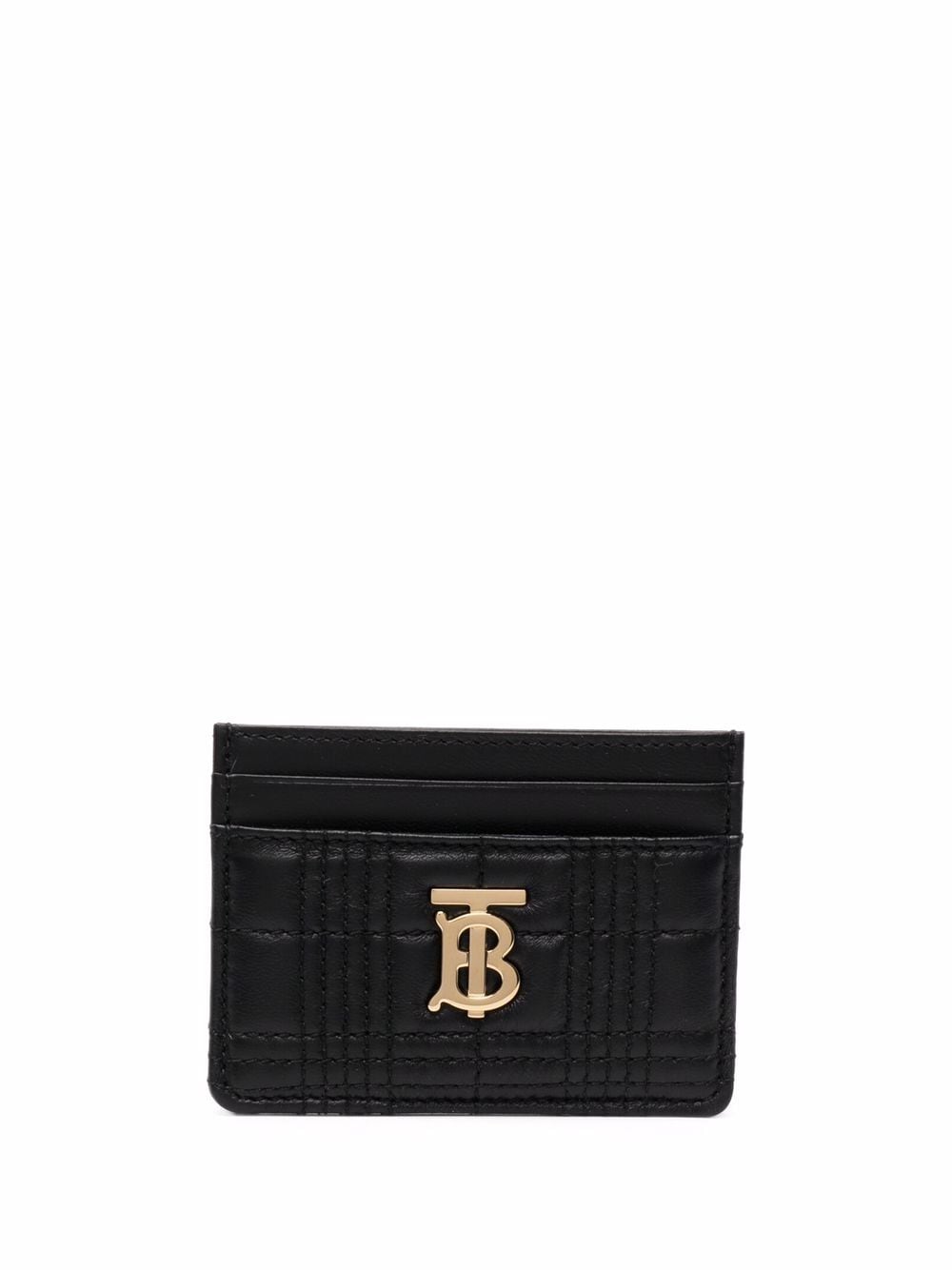 Burberry - Lola Leather Credit Card Case- Woman- Uni - Black