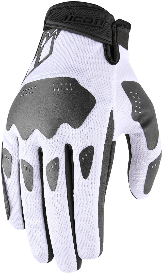  Hooligan Motorcycle Gloves, white, Size 2XL, white, Size 2XL