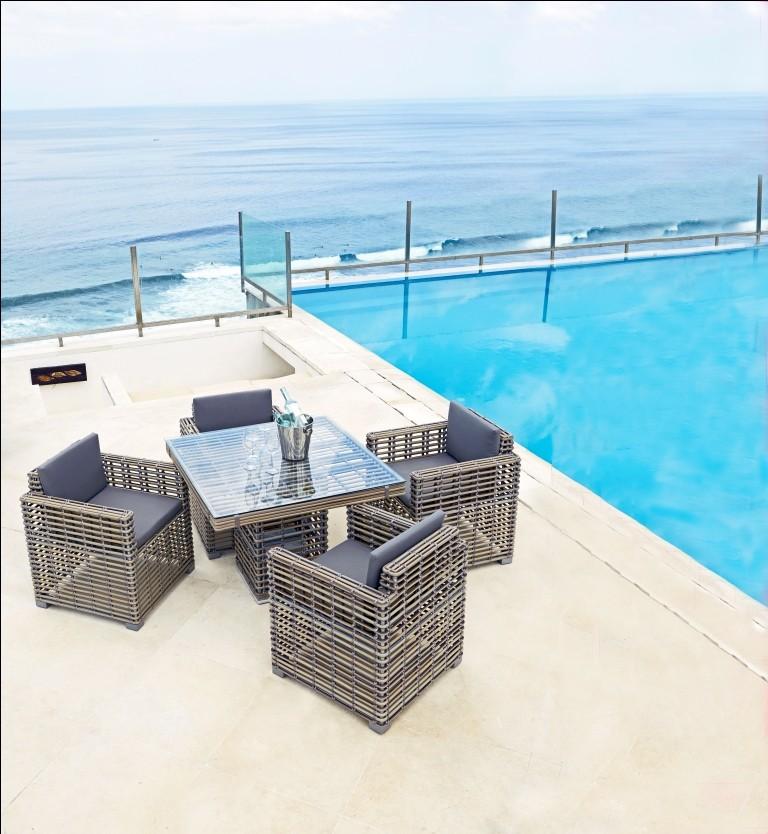 Skyline Skyline Castries Square Outdoor Dining Table