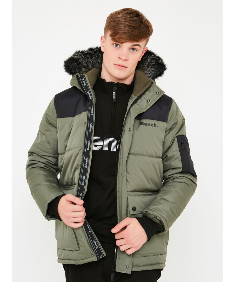 Bench Men's 'Tillor' Jacket|Size: XL|khaki