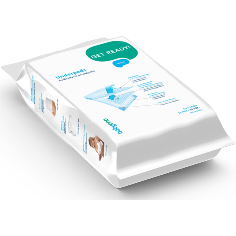 BabyOno Get Ready Mom changing mats 40 x 60 cm 10 pc