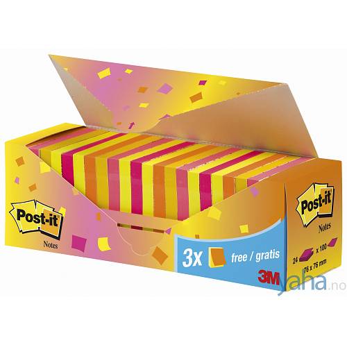 post it Notes Post-it assortis 76 x 76 Lot de 24