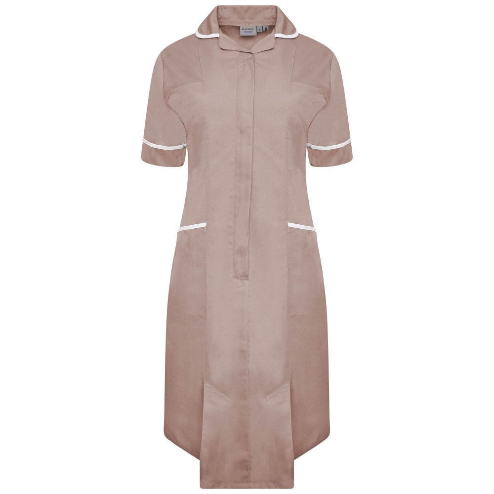 Behrens NCLD Ladies Dress Size: 20, COLOUR: Biscuit/White Trim