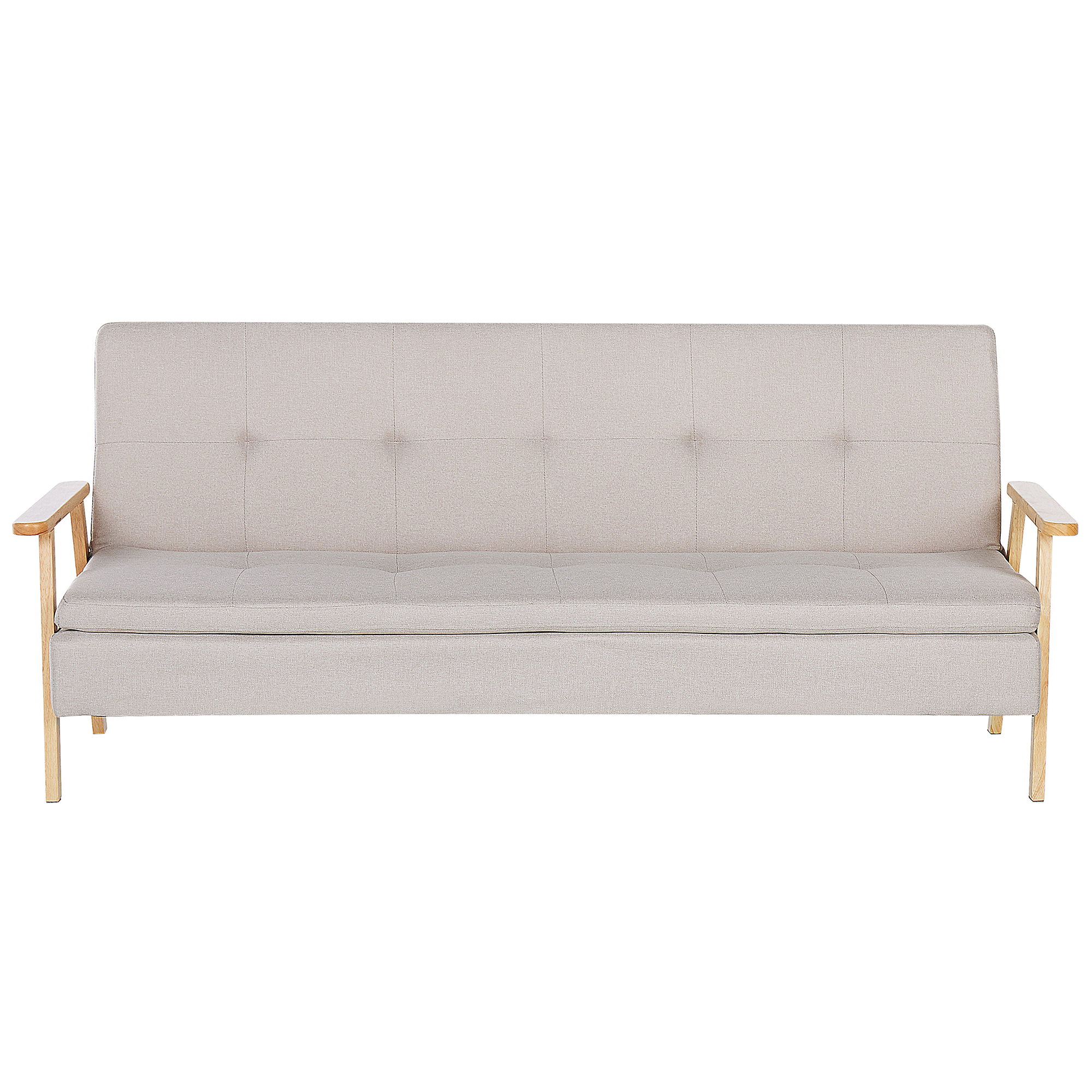 Beliani Retro Sofa Bed Tjorn Beige