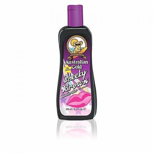 Australian Gold Cheeky Brown Accelerator Dark Natural Bronzers Tanning Bed Lotion 8.5 Oz