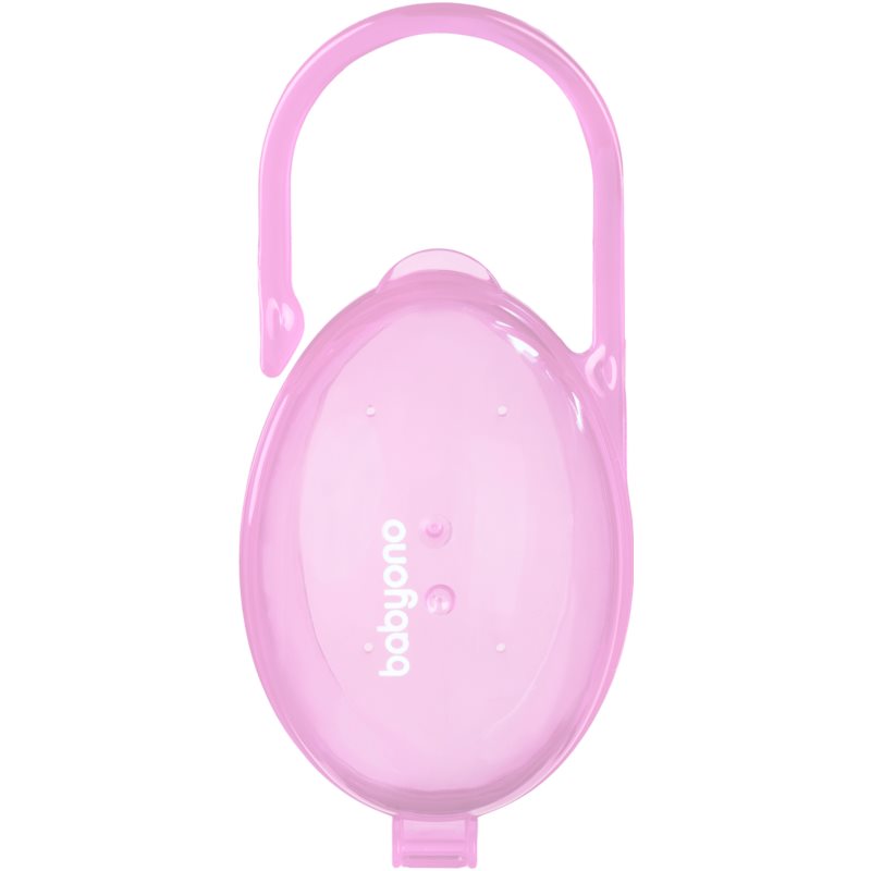 BabyOno Dummy Case dummy box II. Pink 1 pc