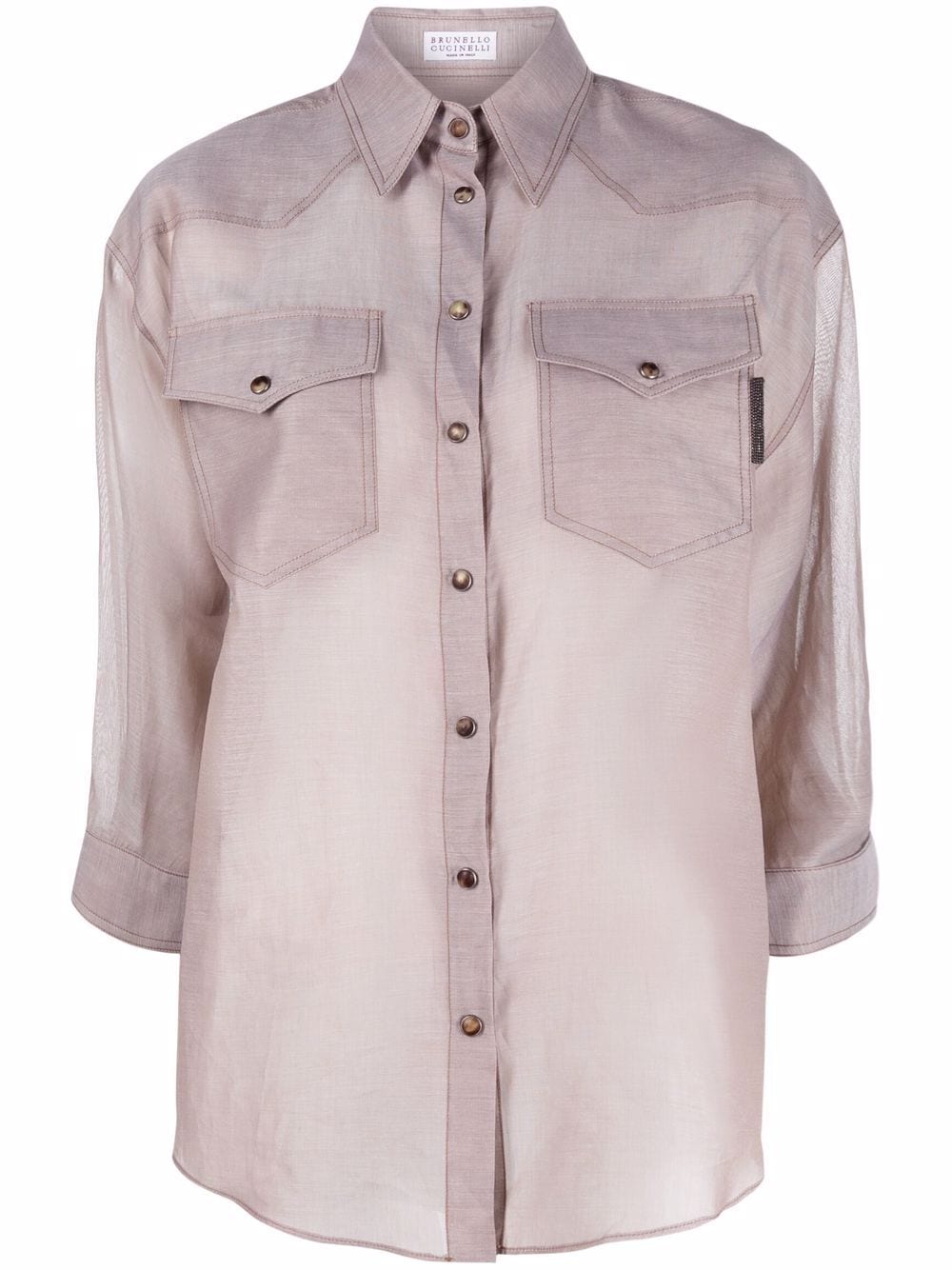 Brunello Cucinelli  - Shirts Dove Grey