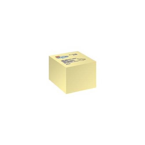1er prix Cube de Notes repositionnables 76 x 76 mm - jaune pastel - bloc de 400 feuilles - bloc 400 feuilles