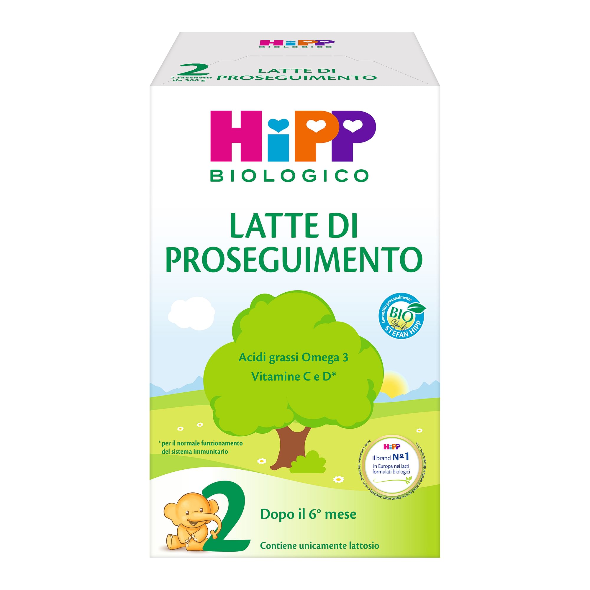 Hipp  Latte 2 Di Proseguimento In Polvere 600 G