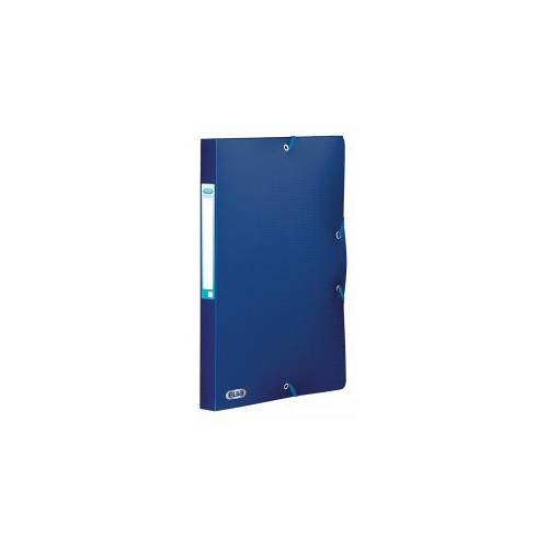 Boîte de classement rigide Elba Menphis dos 2,5 cm Bleu