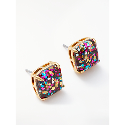 kate spade new york Square Glitter Stud Earrings, Multi