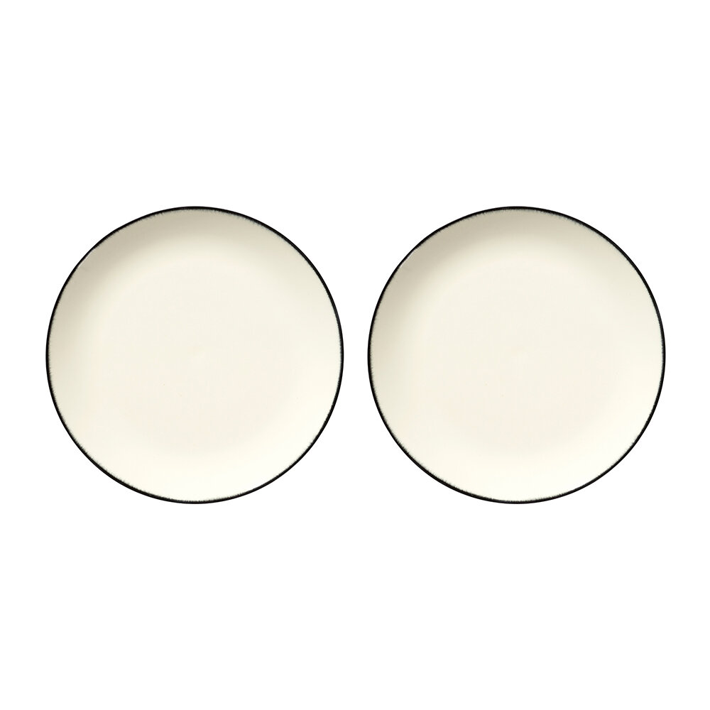 Serax - Ann Demeulemeester Dé Side Plate - Set of 2 - Variation 1