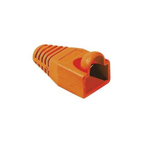 EXC Bag of 10 Orange RJ45 Sleeves 6mm