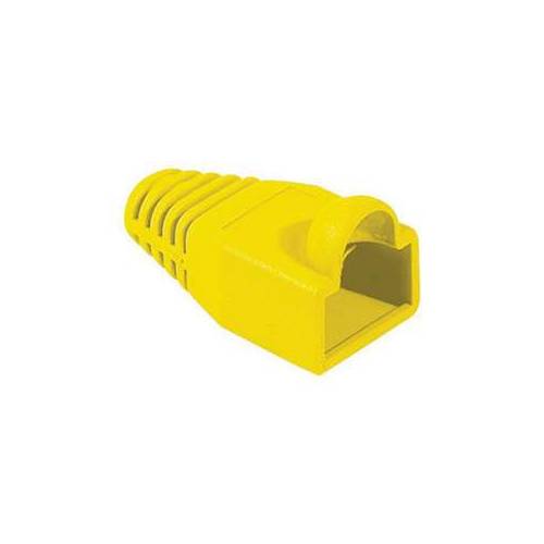 EXC Bag of 10 Yellow RJ45 Sleeves 6mm