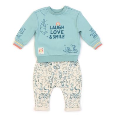 shopDisney Disney Store Winnie the Pooh and Friends Slogan Baby Sweatshirt and Bottoms Set