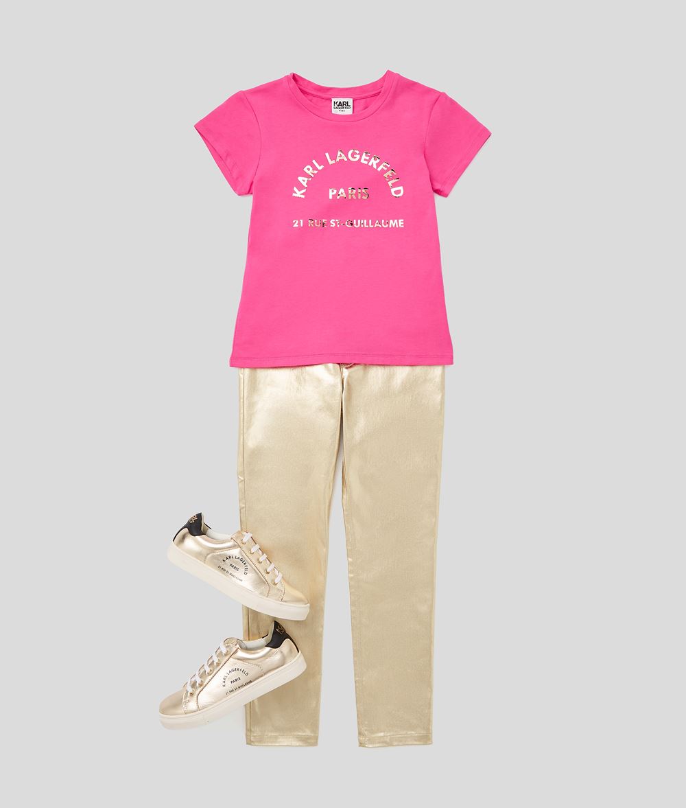 Kid Kids Rue St-guillaume T-shirt Raspberry 47% Cotton - 46% Modal - 7% Elastane - Size: 10