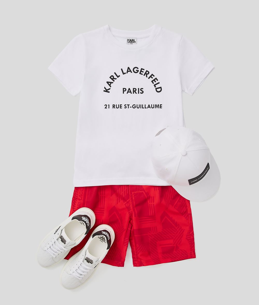 Kid Kids Rue St-guillaume T-shirt White 100% Organic cotton - Size: 10